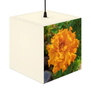 Orange Flower Personalized Lamp