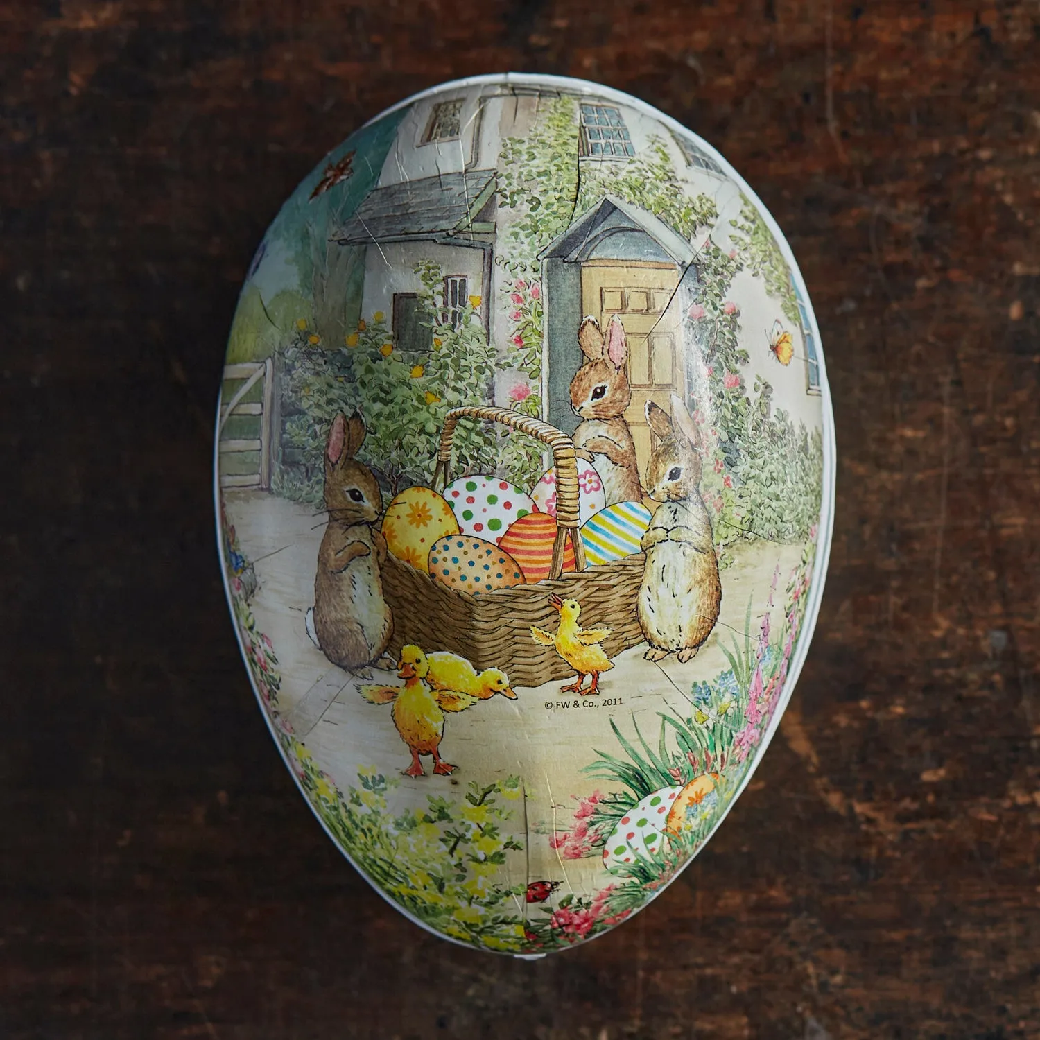 Paper Mache Large Easter Egg - Beatrix Potter - More Options