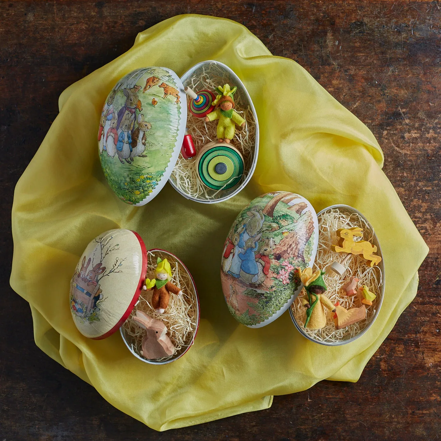 Paper Mache Large Easter Egg - Beatrix Potter - More Options