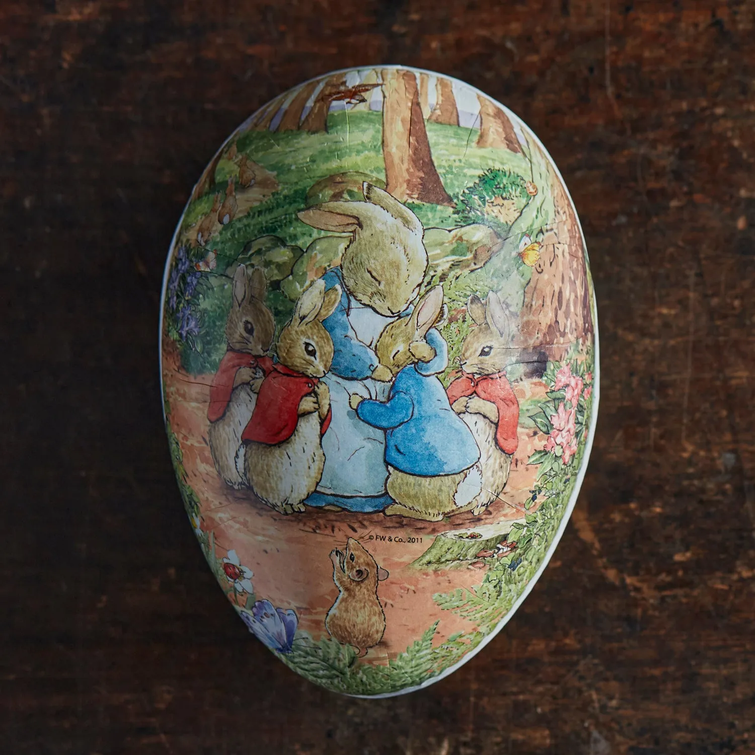 Paper Mache Large Easter Egg - Beatrix Potter - More Options