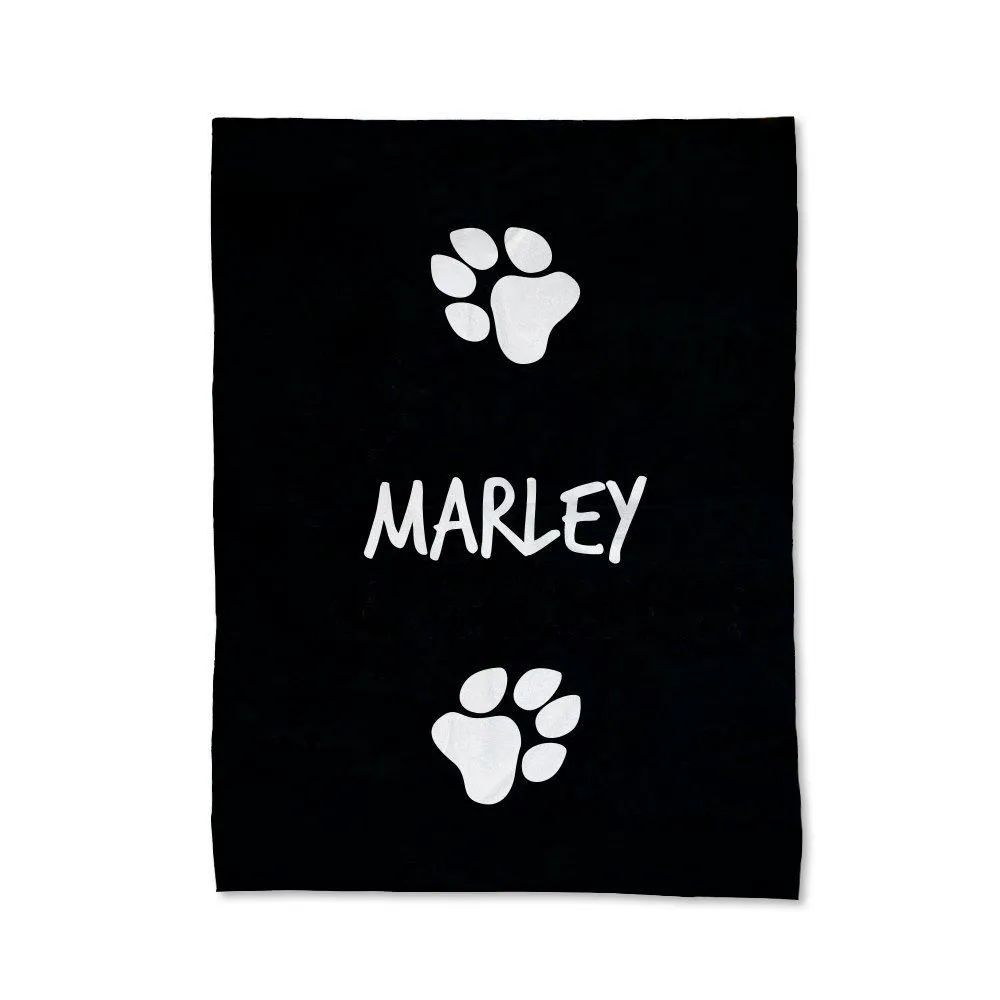 Paw Prints - Dog Blanket - Medium