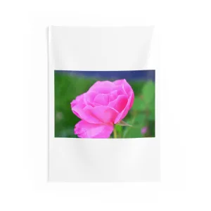 Pink Flower Indoor Wall Tapestries