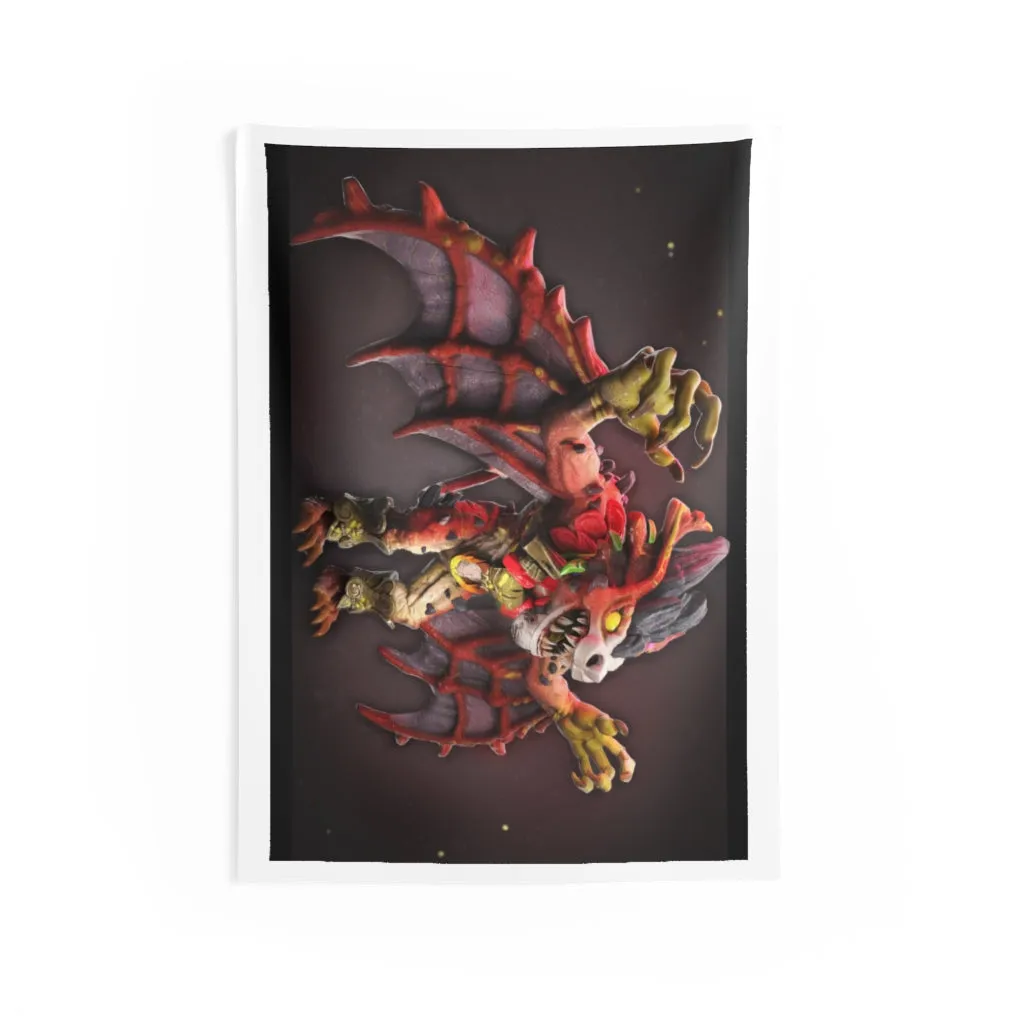 Rock Creature Indoor Wall Tapestries