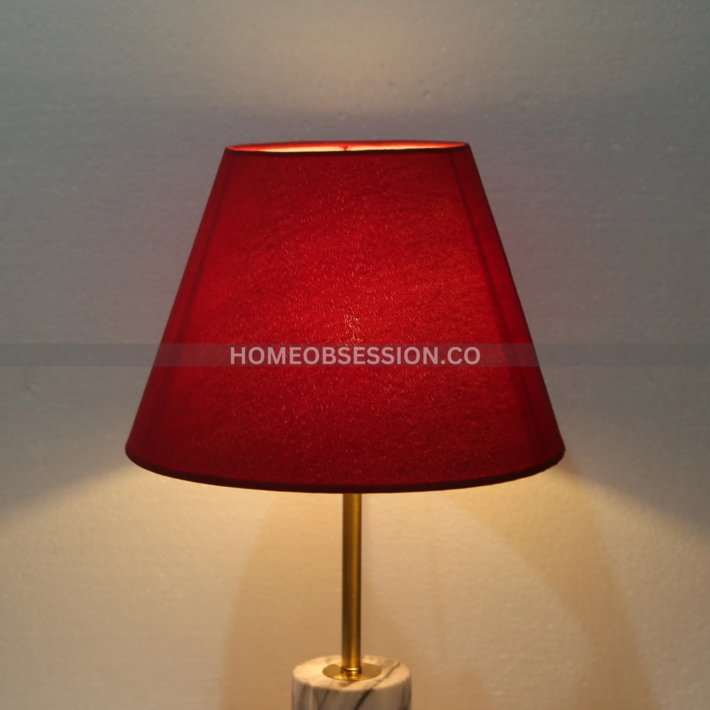 Scarlet Lamp Shades 12" ( Set Of 2 )