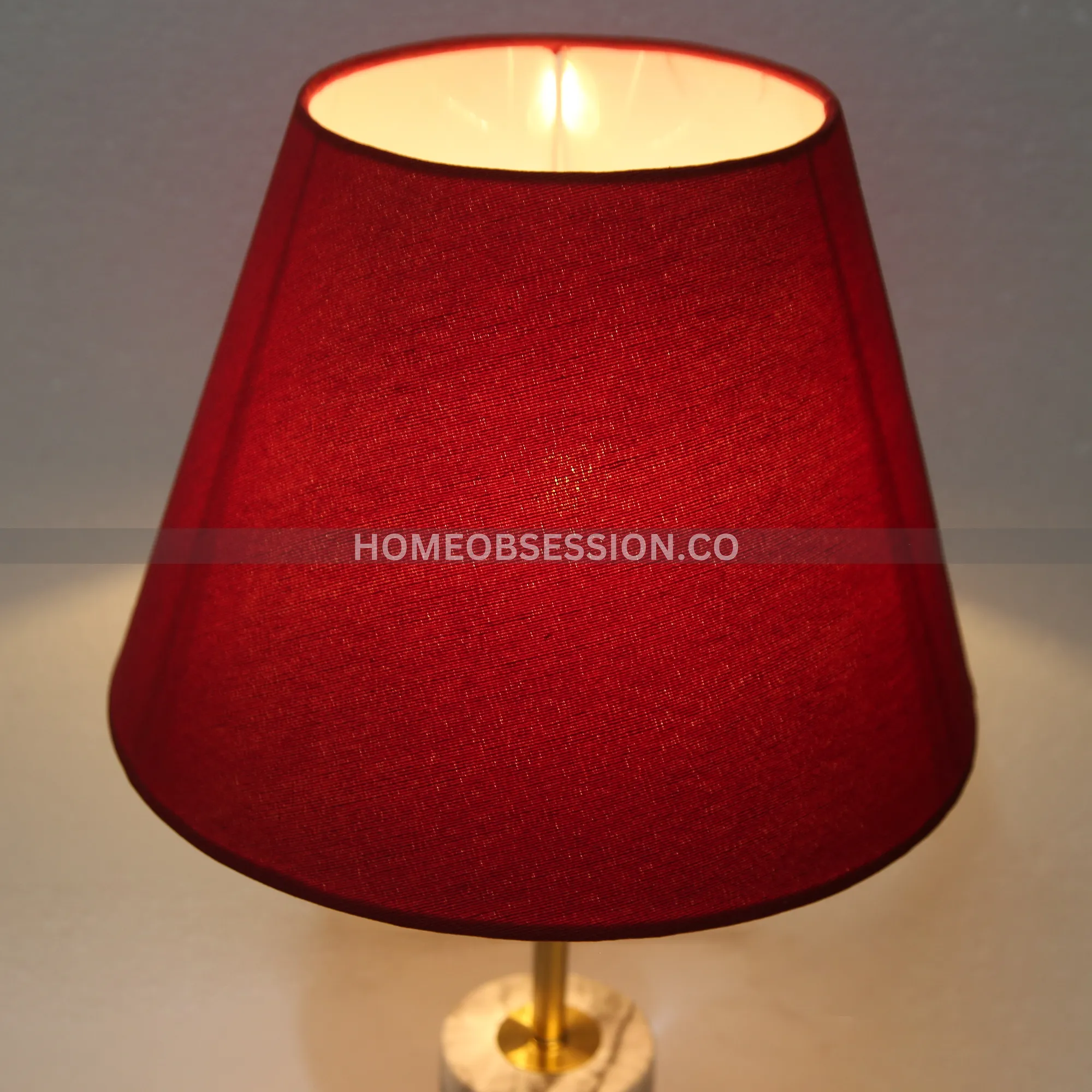 Scarlet Lamp Shades 12" ( Set Of 2 )