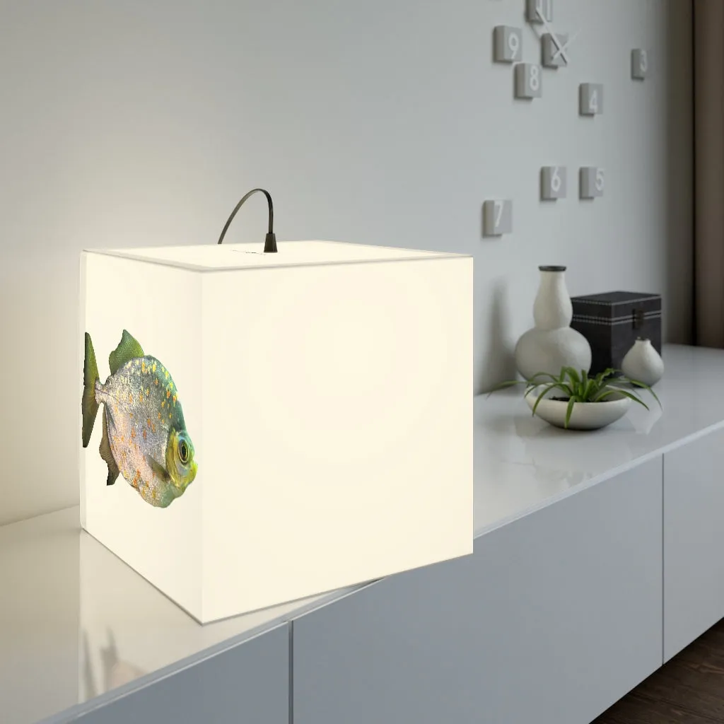 Silver Fish with Specs Personalized Lamp