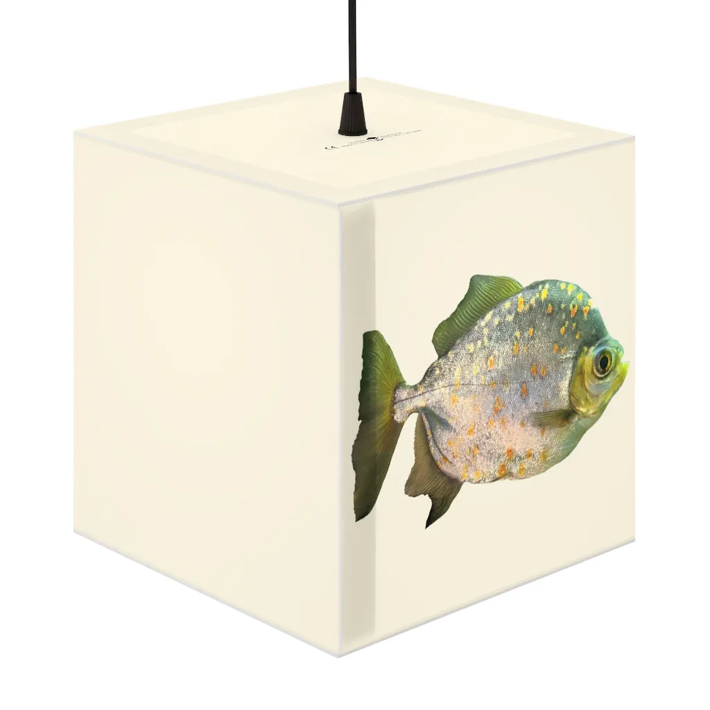 Silver Fish with Specs Personalized Lamp