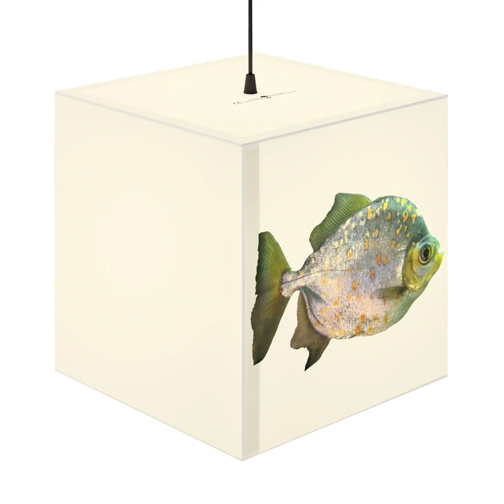 Silver Fish with Specs Personalized Lamp