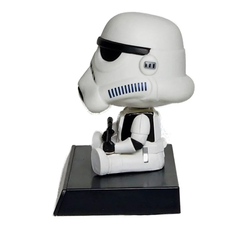 Star Wars | Storm Trooper Bobblehead | With Mobile Holder For Cars | 13 Cm |