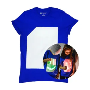 Super Green Glow In The Dark Royal Blue T-shirt