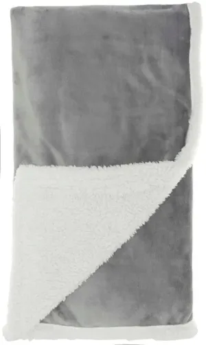 Throw Blankets SN102 Light Grey Throw Blanket