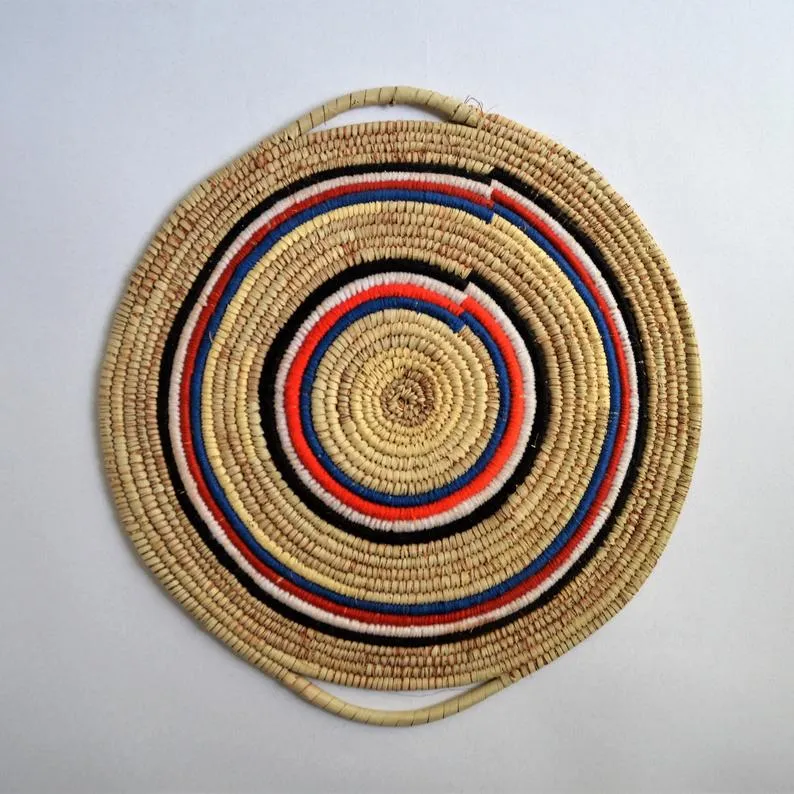 Tribal wall basket