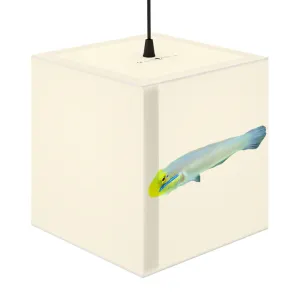 Yellow and White Fish Personalized Lamp