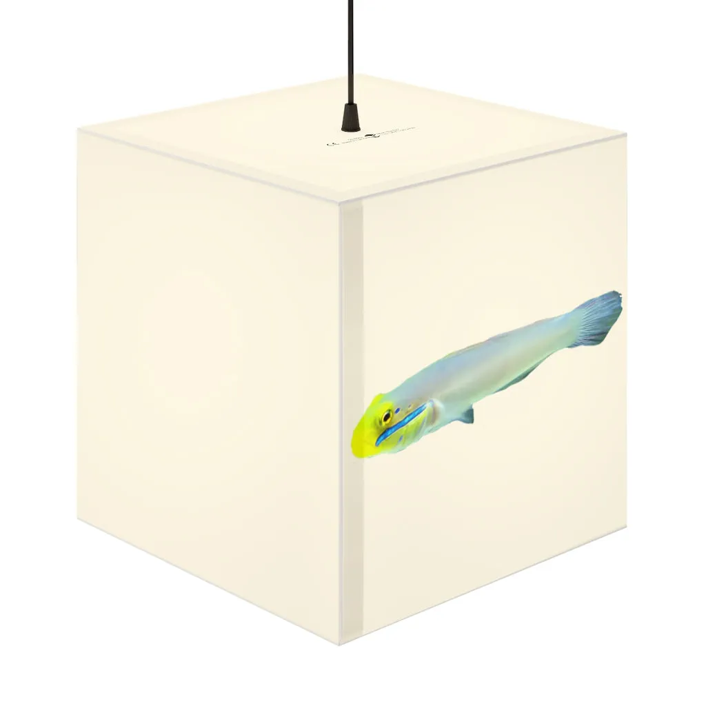 Yellow and White Fish Personalized Lamp