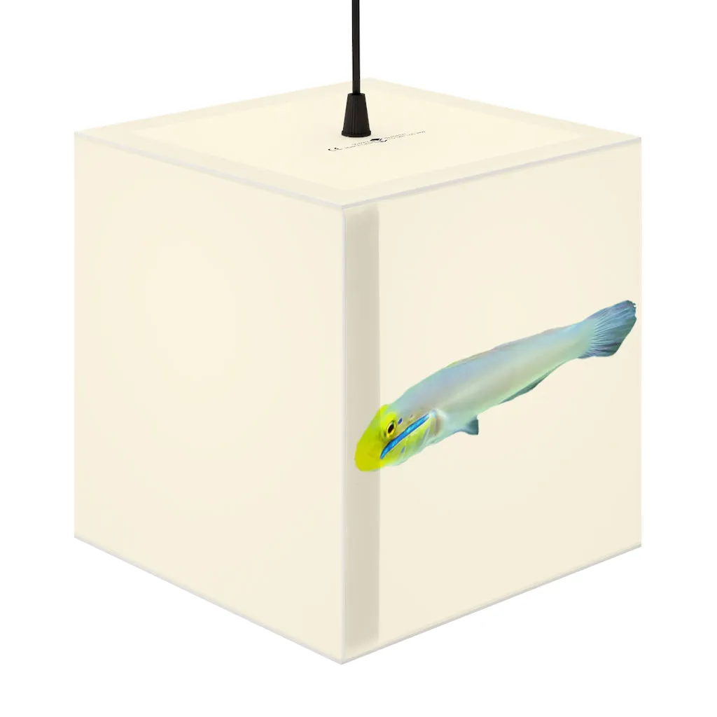 Yellow and White Fish Personalized Lamp