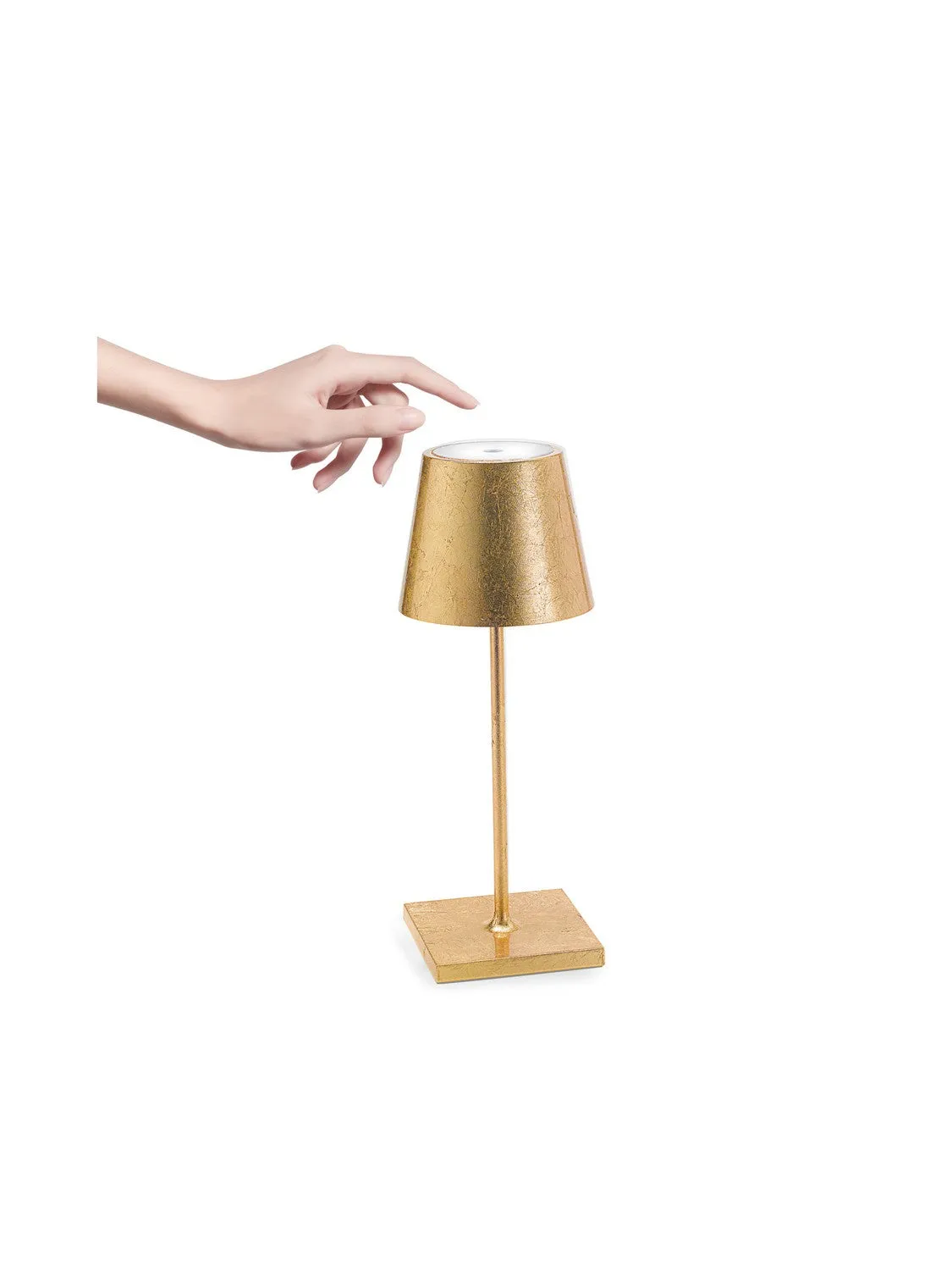 Zafferano Poldina Pro Mini Table Lamp LD0320BFO Gold leaf