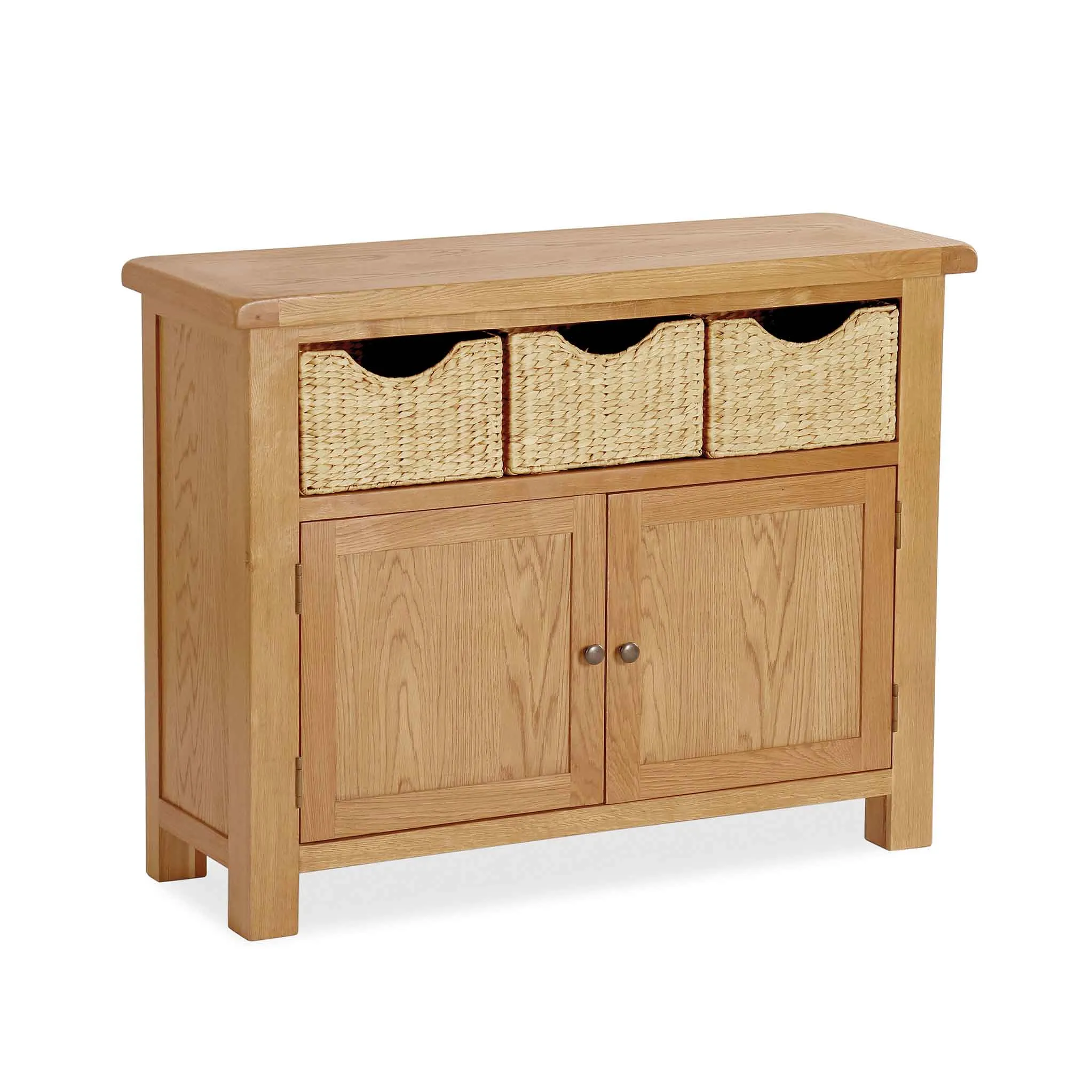 Zelah Oak Sideboard with Baskets